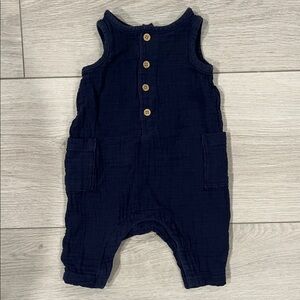 Old Navy Dark Blue Kids Romper with Buttons